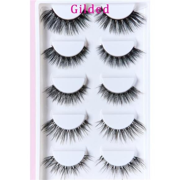 SO PINK BEAUTY Faux Mink Eyelashes Variety Pack 5 Pairs - Picture 3 of 4